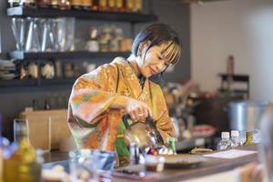 カフェ営業